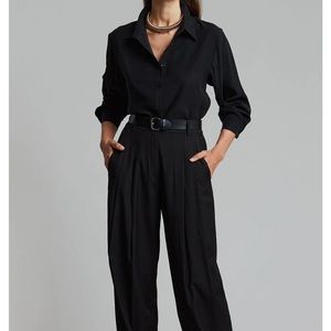 Gelso Pleated Trousers in Black